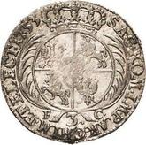 Reverse 3 Groszy (Trojak) 1753 EC Crown