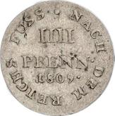 Reverse 4 Pfennig 1809 C