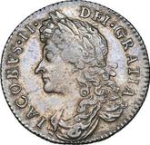 Obverse Sixpence 1688