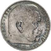 Obverse 5 Reichsmark 1936 D