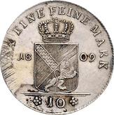 Reverse 10 Kreuzer 1809