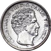 Obverse 3 Rigsbankskilling 1842 FF