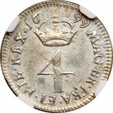 Reverse Fourpence (Groat) 1699