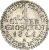 Reverse Silber Groschen 1844 A