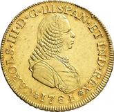 Obverse 4 Escudos 1761 PN J