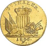 Reverse 5 Thaler 1806 F