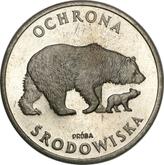 Reverse 100 Zlotych 1983 MW Pattern Bears