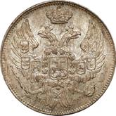 Obverse 15 Kopeks - 1 Zloty 1838 MW
