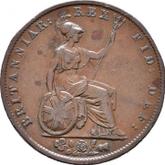 Reverse Halfpenny 1834 WW