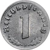 Obverse 1 Reichspfennig 1944 D