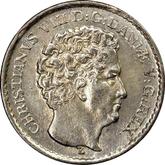 Obverse 3 Rigsbankskilling 1842 FF