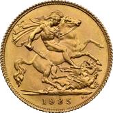 Reverse Half Sovereign 1925 SA
