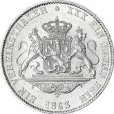 Reverse Thaler 1863