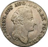 Obverse 1 Zloty (4 Grosze) 1793 MV
