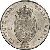Reverse 20 Kreuzer 1810 L