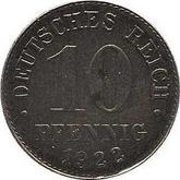 Obverse 10 Pfennig 1916-1922