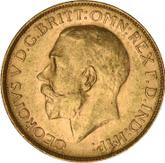 Obverse Sovereign 1924 P