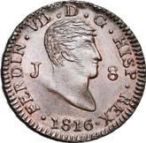 Obverse 8 Maravedís 1816 J