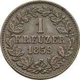 Reverse Kreuzer 1859