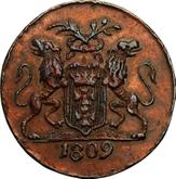 Obverse 1 Grosz 1809 M Danzig