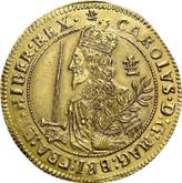 Obverse 3 Unite (Triple unite) 1644 OX Large portrait