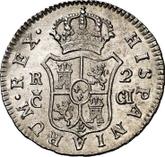 Reverse 2 Reales 1811 c CI