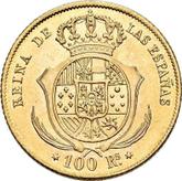 Reverse 100 Reales 1862