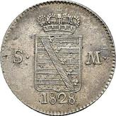 Obverse 6 Kreuzer 1828