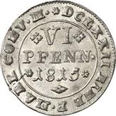 Reverse 6 Pfennig 1815 FR