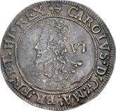 Obverse Sixpence no date (1625-1642) Fifth portrait type