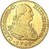 Obverse 1 Escudo 1789 M MF