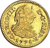 Obverse 1/2 Escudo 1778 S CF