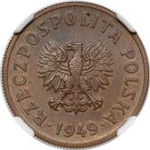 Obverse 50 Groszy 1949 Pattern