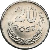 Reverse 20 Groszy 1949 Pattern