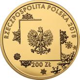 Obverse 200 Zlotych 2018 MW Polish Olympic Team - PyeongChang 2018