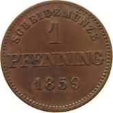 Reverse 1 Pfennig 1859
