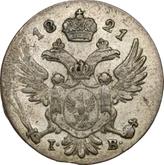 Obverse 5 Groszy 1821 IB