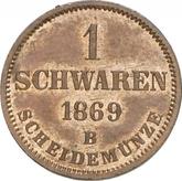 Reverse 1 Schwaren 1869 B