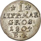 Reverse Mariengroschen 1804 B.R.