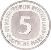 Obverse 5 Mark 1988 J