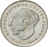Obverse 2 Mark 1985 F Theodor Heuss