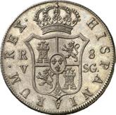 Reverse 8 Reales 1811 V SG