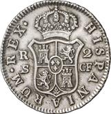Reverse 2 Reales 1777 S CF