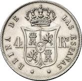 Reverse 4 Reales 1859