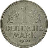 Obverse 1 Mark 1991 F