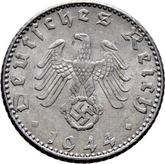 Reverse 50 Reichspfennig 1944 G