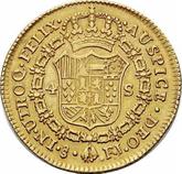 Reverse 4 Escudos 1816 So FJ