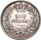 Reverse Shilling 1837 WW