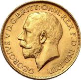 Obverse Sovereign 1914 P