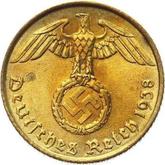 Reverse 5 Reichspfennig 1938 A